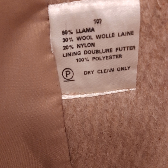 EASTEX LADIES VINTAGE COAT.SZ::#10 MADE IN ENGLAND.50% LLAMA.30%WOOL.20%NYLON.DR - Picture 8 of 8